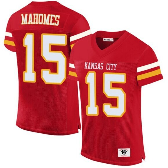 Mens Kids Youths Patrick Mahomes Stitched Red Jersey - Picture 1 of 4